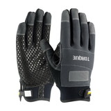 West Chester 120-4500 Maximum Safety Torque Workman's Glove with Synthetic Leather Palm and Fabric Back - PVC / Silicone Grip