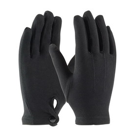 PIP 130-650BM Cabaret 100% Stretch Nylon Dress Glove with Raised Stitching on Back - Snap Closure