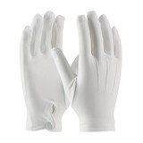 West Chester 130-650WM Cabaret 100% Stretch Nylon Dress Glove with Raised Stitching on Back - Snap Closure