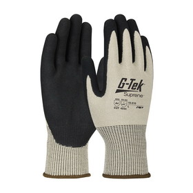 PIP 15-210 G-Tek Suprene Seamless Knit Suprene Blended Glove with Nitrile Coated MicroSurface Grip on Palm &amp; Fingers