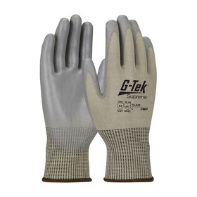 PIP 15-340 G-Tek Suprene Seamless Knit Suprene Blended Glove with Polyurethane Coated Flat Grip on Palm &amp; Fingers