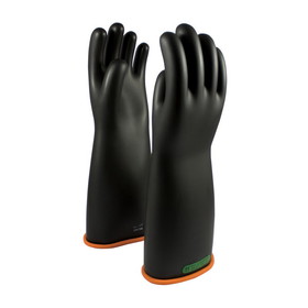 PIP 155-3-18 NOVAX Class 3 Rubber Insulating Glove with Straight Cuff - 18&quot;