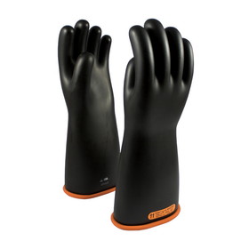 PIP 155-4-16 NOVAX Class 4 Rubber Insulating Glove with Straight Cuff - 16&quot;