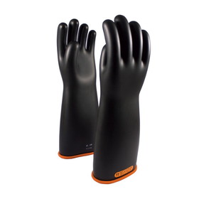 PIP 155-4-18 NOVAX Class 4 Rubber Insulating Glove with Straight Cuff - 18&quot;