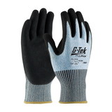 West Chester 16-330 G-Tek PolyKor Seamless Knit PolyKor Blended Glove with Double-Dipped Nitrile Coated MicroSurface Grip on Palm & Fingers