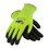 West Chester 16-340LG G-Tek PolyKor Hi-Vis Seamless Knit PolyKor Blended Glove with Double-Dipped Nitrile Coated MicroSurface Grip on Palm &amp; Fingers, Price/Dozen