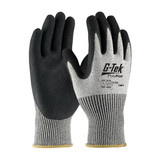 PIP 16-350 G-Tek PolyKor Seamless Knit PolyKor Blended with Double-Dipped Nitrile Coated MicroSurface Grip on Palm & Fingers