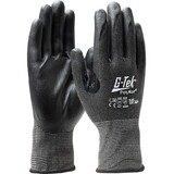 PIP 16-351 G-Tek PolyKor Seamless Knit PolyKor Blended Glove with Nitrile Coated Foam Grip on Palm & Fingers - 21 Gauge - Touchscreen Compatible