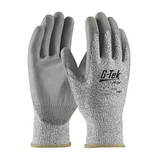 PIP 16-530 G-Tek PolyKor Seamless Knit PolyKor Blended Glove with Polyurethane Coated Flat Grip on Palm & Fingers