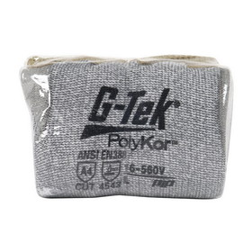 PIP 16-560V G-Tek PolyKor Seamless Knit PolyKor Blended Glove with Polyurethane Coated Flat Grip on Palm &amp; Fingers - Vend-Ready
