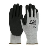 West Chester 16-655 G-Tek PolyKor Seamless Knit PolyKor Blended Glove with Double-Dipped Nitrile Coated MicroSurface Grip on Palm & Fingers