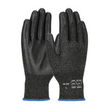 PIP 16-747 G-Tek PolyKor Seamless Knit PolyKor Blended Glove with PVC Coated Smooth Grip on Palm & Fingers