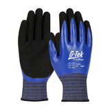 West Chester 16-939 G-Tek PolyKor X7 Seamless Knit PolyKor X7 Blended Glove with Double-Dipped Nitrile Coated MicroSurface Grip on Full Hand - Touchscreen Compatible