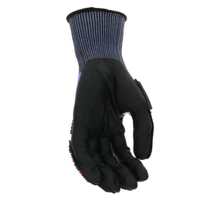 PIP 16-MP585 G-Tek PolyKor X7 Seamless Knit PolyKor X7 Blended Glove with Impact Protection and NeoFoam Coated Palm &amp; Fingers