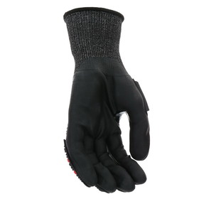 PIP 16-MP785 G-Tek PolyKor X7 Seamless Knit PolyKor X7 Blended Glove with Impact Protection and NeoFoam Coated Palm &amp; Fingers