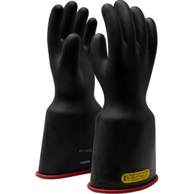 West Chester 161-2-14 NOVAX Class 2 Rubber Insulating Glove with Bell Cuff - 14"