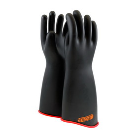 PIP 162-4-18 NOVAX Class 4 Rubber Insulating Glove with Contour Cuff - 18&quot;