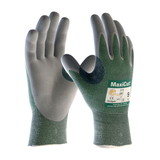 PIP 18-570 MaxiCut Seamless Knit Engineered Yarn Glove with Nitrile Coated MicroFoam Grip on Palm & Fingers