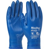West Chester 19-007 MaxiDex Seamless Knit Nylon Glove with Nitrile Coating and ViroSan Technology on Full Hand - Touchscreen Compatible