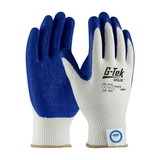 West Chester 19-D313 G-Tek 3GX Seamless Knit Dyneema Diamond Blended Glove with Latex Coated Crinkle Grip on Palm & Fingers - Medium Weight