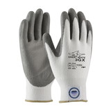 West Chester 19-D322V Great White 3GX Seamless Knit Dyneema Diamond Blended Glove with Polyurethane Coated Flat Grip on Palm & Fingers - Vend-Ready