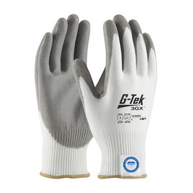 PIP 19-D330 G-Tek 3GX Seamless Knit Dyneema Diamond Blended Glove with Polyurethane Coated Flat Grip on Palm &amp; Fingers