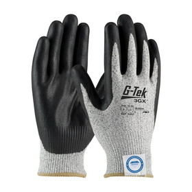 West Chester 19-D334 G-Tek 3GX Seamless Knit Dyneema Diamond Blended Glove with Nitrile Coated Foam Grip on Palm &amp; Fingers