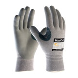 PIP 19-D470 MaxiCut Seamless Knit Dyneema / Engineered Yarn Glove with Nitrile Coated MicroFoam Grip on Palm & Fingers