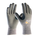 West Chester 19-D475 MaxiCut Dry Seamless Knit Dyneema / Engineered Yarns Glove with Nitrile Coated Foam Grip on Palm, Fingers & Knuckles