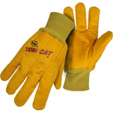 PIP 1BC0341 Boss Premium Grade Chore Glove with Single Layer Palm, Single Layer Back and Nap-Out Finish - Knit Wrist