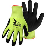 PIP 1CF7007N Knife Hawwk Seamless Knit Polykor Blended Glove with Foam Padded Palm and Sandy Nitrile Coated Palm & Fingers