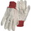 PIP 1JC28013R Cotton/Polyester Double Palm Glove with Nap-In Finish - Red Knit Wrist, Price/pair