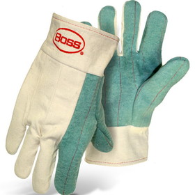 PIP 1JC3027 Boss 3-Ply Hot Mill Nap-Out Green Palm W Band Top Cuff Straight Thumb