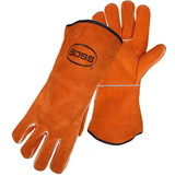 PIP 1JL0943K Boss Regular Grade Split Cowhide Leather Welder's Glove with Cotton/Fleece Lining