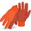 PIP 1JP5110F Fluorescent Corded Canvas Glove with PVC Dotted Grip on Palm, Thumb and Index Finger - 10 oz. Double Palm, Price/pair