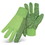 PIP 1JP5110N Fluorescent Corded Canvas Glove with PVC Dotted Grip on Palm, Thumb and Index Finger - 10 oz. Double Palm, Price/pair