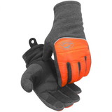 PIP 2385 Caiman Hi-Vis Fleece Glove with Micro-Dot Patch Grip and Thermal Lining - Touchscreen Compatible