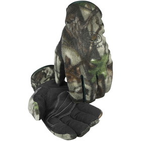 PIP 2394 Caiman Synthetic Leather Palm Glove with Camouflage Fleece Back and Heatrac Insulation