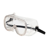 West Chester 248-4400-400 440 Basic Direct Vent Goggle with Clear Body, Clear Lens and Anti-Scratch / Anti-Fog Coating