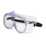 West Chester 248-5090-300B 550 Softsides Direct Vent Goggle with Clear Blue Body, Clear Lens and Anti-Scratch Coating