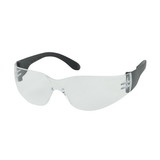 West Chester 250-01-0000 Zenon Z12 Rimless Safety Glasses with Black Temple, Clear Lens and Anti-Scratch Coating