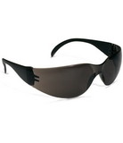 West Chester 250-01-0021 Zenon Z12 Rimless Safety Glasses with Black Temple, Gray Lens and Anti-Scratch / Anti-Fog Coating