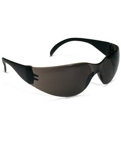 PIP 250-01-0021 Zenon Z12 Rimless Safety Glasses with Black Temple, Gray Lens and Anti-Scratch / Anti-Fog Coating
