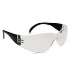West Chester 250-01-0080 Zenon Z12 Rimless Safety Glasses with Black Temple and Clear Lens