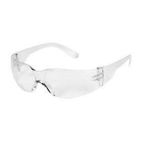 PIP 250-01-0300 Zenon Z12 Extended Bridge Rimless Safety Glasses with Clear Temple, Clear Lens and Anti-Scratch Coating