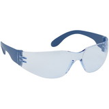 PIP 250-01-D053 Zenon Z12 Rimless Safety Glasses with Blue Metal Detectable Temple, Light Blue Lens and Anti-Scratch / Anti-Fog Coating