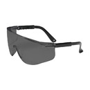 West Chester 250-03-0001 Zenon Z28 OTG Rimless Safety Glasses with Black Temple, Gray Lens and Anti-Scratch Coating