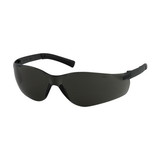 West Chester 250-06-5521 Zenon Z13 Rimless Safety Glasses with Dark Gray Temple, Gray Lens and Anti-Scratch / Anti-Fog Coating