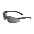 West Chester 250-08-0021 Zenon Z14SN Rimless Safety Glasses with Black Temple, Gray Lens and Anti-Scratch / Anti-Fog Coating