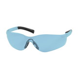 West Chester 250-08-5503 Zenon Z14SN Rimless Safety Glasses with Light Blue Temple, Light Blue Lens and Anti-Scratch Coating